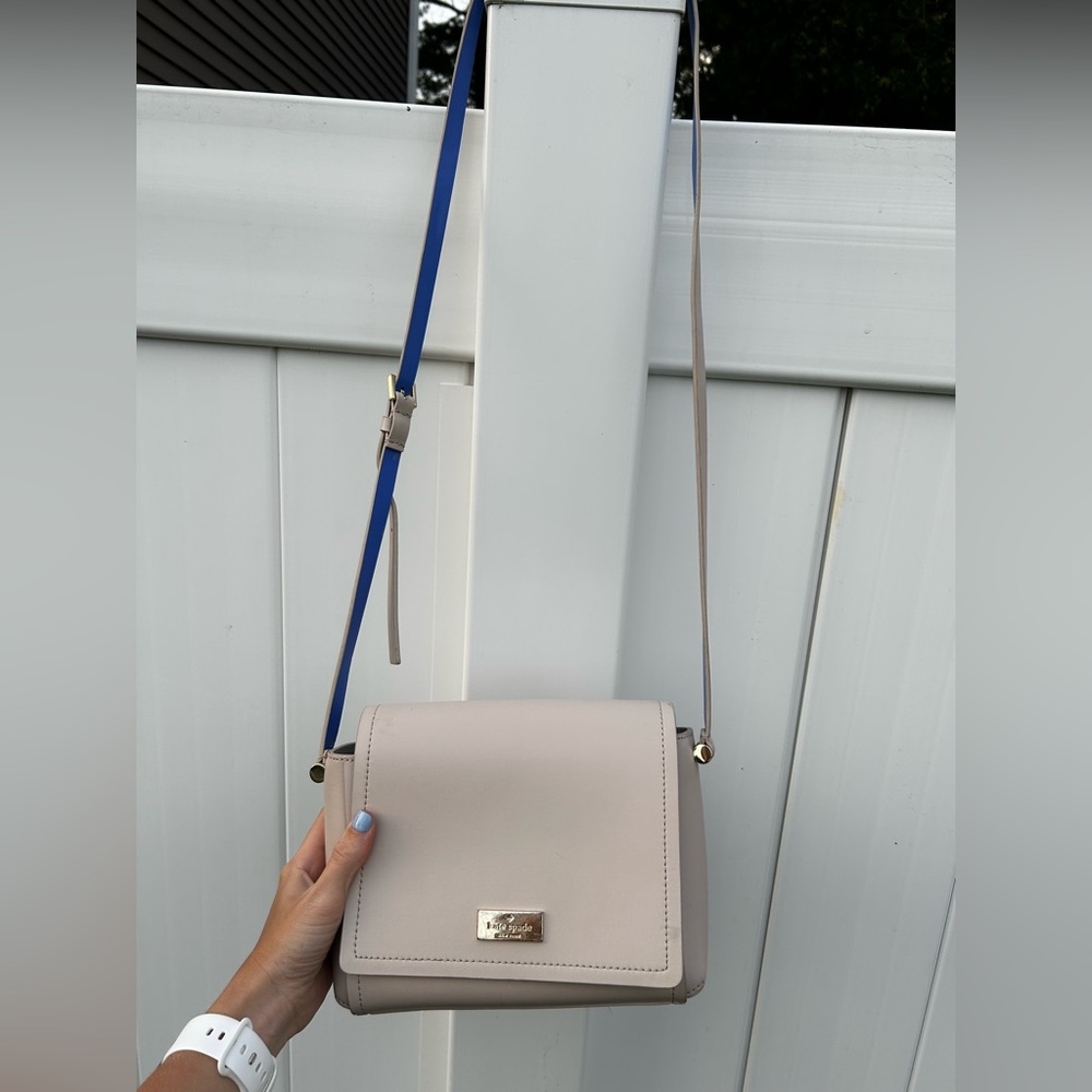 KATE SPADE cream cross body bag with matching wallet